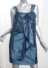 MARC JACOBS Womens Blue Silk
