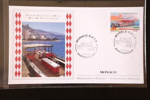 Enveloppe premier jour monaco - enveloppe,