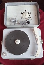 Tourne-disques Platine Électrophone CLARVILLE Vinyles 33T-45T-78T-16T. Années 50