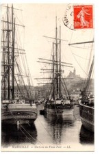 1 CPA MARSEILLE:  LE PORT BATEAUX VOILIERS