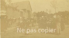 QUIMPER vers 1860 MARCHÉ aux BESTIAUX CDV par VILLARD Bretagne Finistère