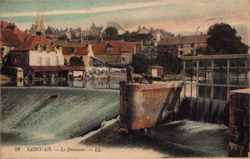 Cpa saint le deversoir - cpa,