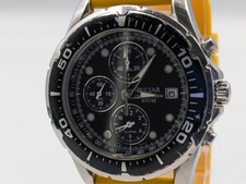Montre Homme SEIKO Pulsar Chronograph 7T62-X068 Quartz 100M Jaune Duty Payée