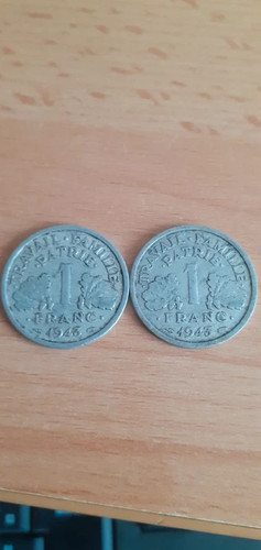 Piece monnaie alu 1943 - piece, de