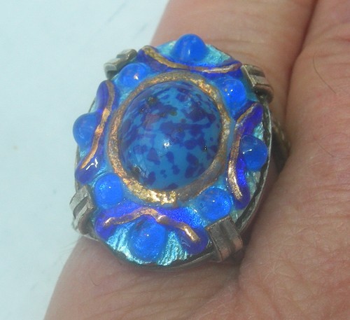 Ancienne bague émaux de - émaux,