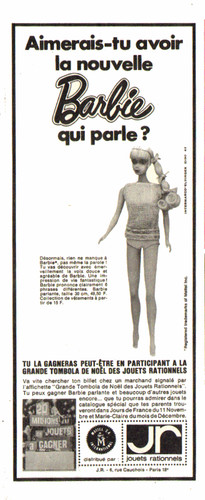 Pub poupee barbie qui - pub,