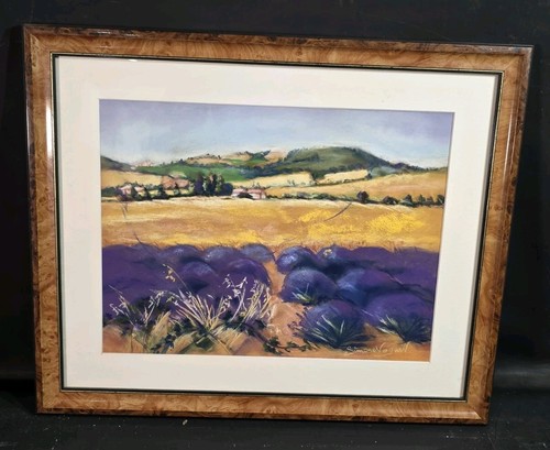 Tableau pastel nature paysage - nature,