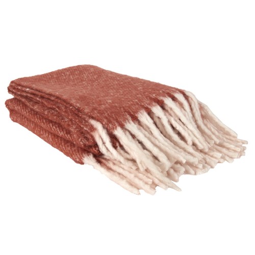 Plaid franges coy - plaid,