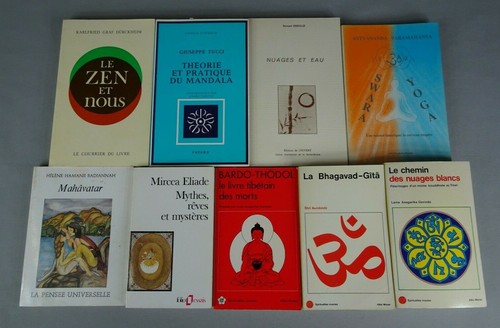 Lot livres anciens sur yoga - anciens, le
