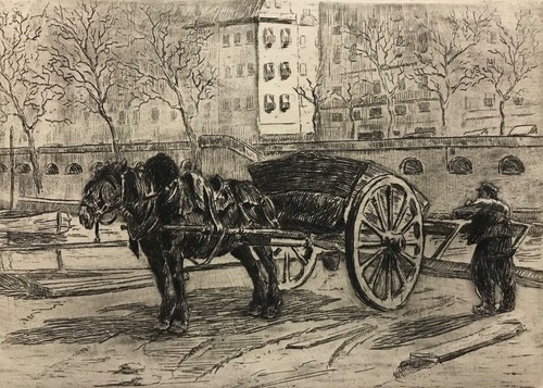 Paris seine tombereau xixe - paris,
