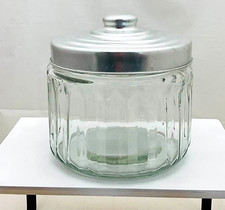 Gros pot rond en verre