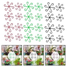 Support Fiable avec 8Pcs Outils de Jardin Réutilisables Essentiels pour Plantes