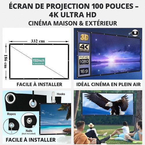 écran projection 100 - Écran, de