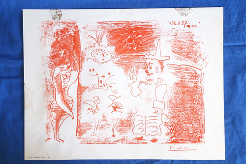 Pablo picasso écuyère et - pablo, l'Écuyère