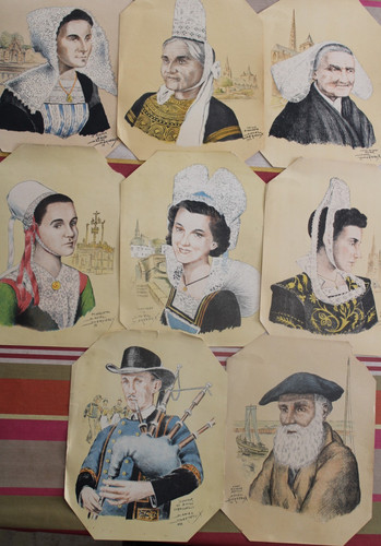 Gravures anciennes costumes - 8,