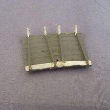 292E Vintage Jouet Plastique Élément Rotonde et Butoir pour Réseau Train N 1:160