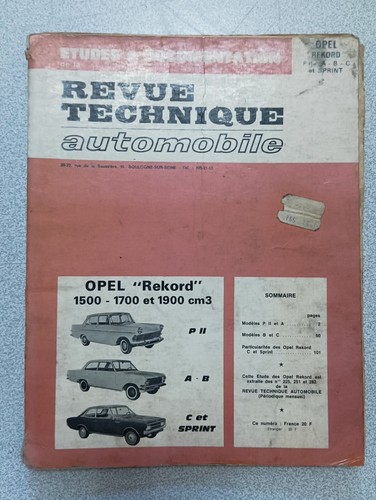 Rta revue technique automobile - revue,
