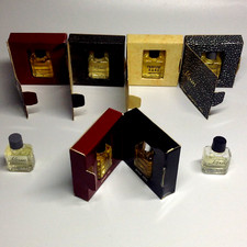 JACOMO 8 Miniatures anciennes  PARFUM RARE SILENCES CHICANE EAU CENDREE PLEIN