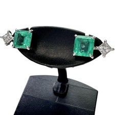 Boucle d'oreille Emeraude