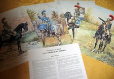 PLANCHES UNIFORMES 1er EMPIRE N°02 P.CONRAD  ROUSSELOT .LELIEPVRE .RIGO  N° S02