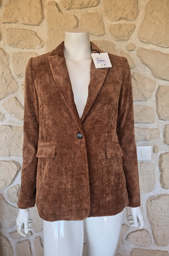 Veste velours marron - velours,
