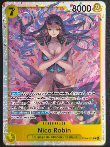 Carte one piece nico - piece, robin