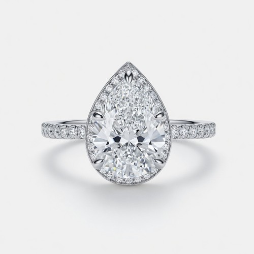 3ct pear lab grown diamond - pear,