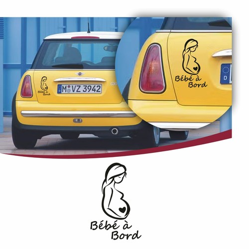 Sticker voiture bébé - , à
