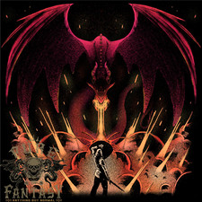 T-Shirt Fantaisie Homme Chevalier Templiers Saint Georges Dragon 100% Coton