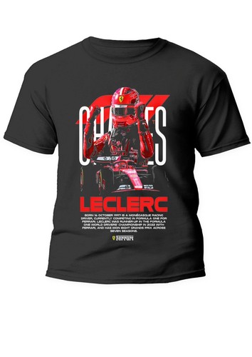 Tee shirt charles leclerc 100 - tee, 100%