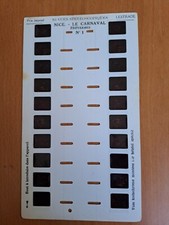 Planche stereoscope Nice Le Carnaval Proverbes N1 LESTRADE