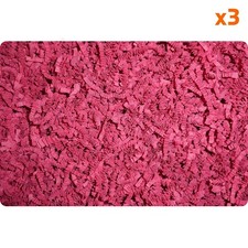 Frisure couleur rose en papier