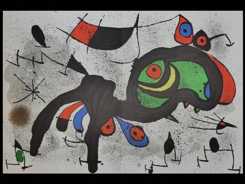 Joan miro belier fleuri - belier,