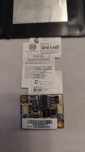 Toshiba satellite a100 modem - satellite,