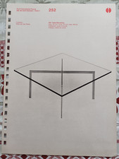 fiche publicité knoll table barcelona  de mies van der rohe