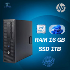 PC DE BUREAU HP 800G1 SFF INTEL I7 RAM 16 Go SSD 1 To WIN 11 PRO RECONDITIONNÉ