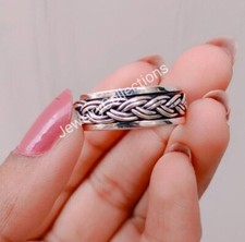 Bague toupie en argent