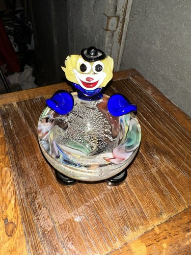 Cendrier vintage murano - vintage, clown