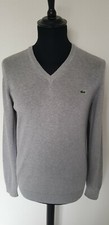 Pull Col V Gris Lacoste