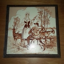 ANCIEN DESSOUS DE PLAT CERAMIQUE VILLEROY ET BOCH ILLUSTRATEUR **J.L BONCOEUR **