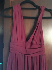 Lulus Burgundy Gown