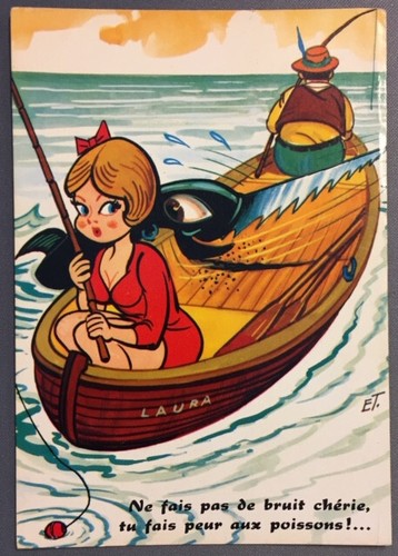 Carte postale humoristique - postale,