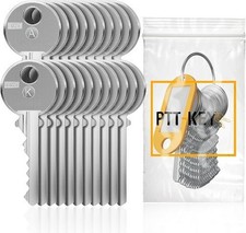 Trousseau PTT complet - 21 clés pour serrures boîtes aux lettres et entrées