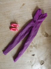 Barbie Super Dance aerobic - Vêtement + chaussures gym Justaucorps - Mattel 1982