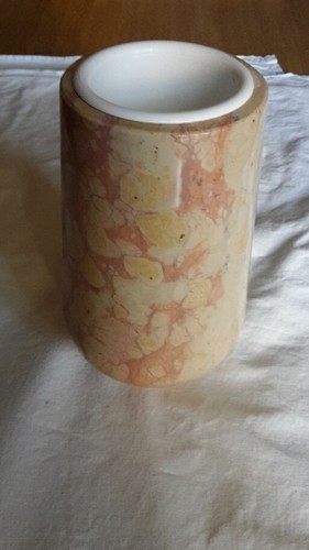 Vase marbre avec récipient - vase,