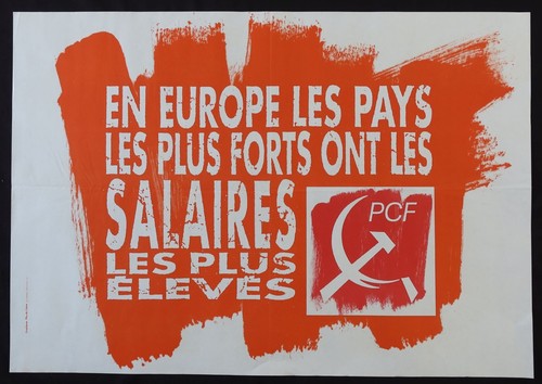 Affiche politique pcf - affiche,