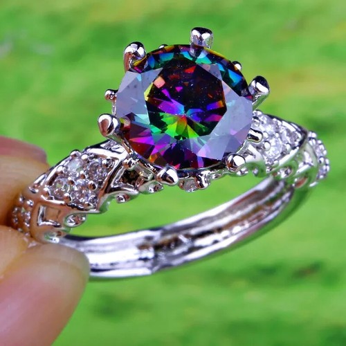 Bague argent topaze - en,