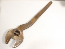 vintage ancien outils CLE à MOLETTE FACOM 101 coudé old tools 