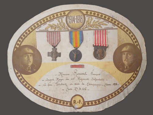 Tableau cadre médailles - tableau,