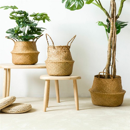 Pliable fleur panier bambou - fleur,
